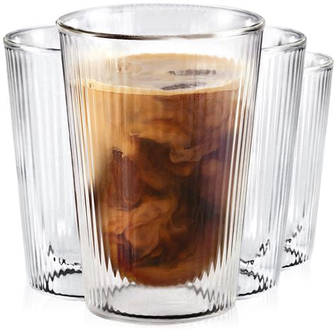 Double Glass Drinking Glasses