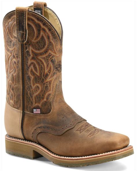 double h cowboy boots steel toe