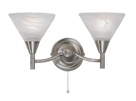 Double Insulated Wall Lights With Pull Cord