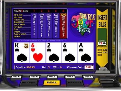 double joker poker video