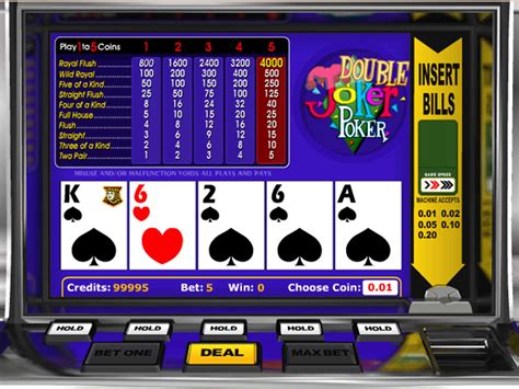 double joker video poker real money