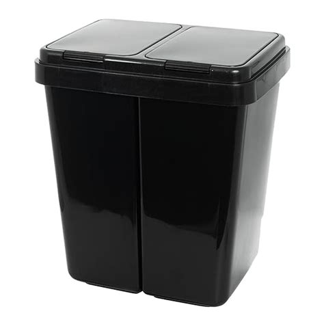 Double Kitchen Bin Push Top