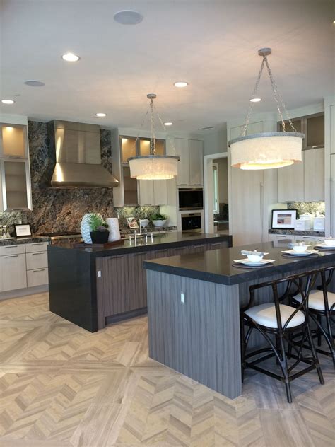 Seeing Double the Double Kitchen Island Abode