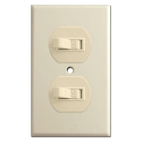 Double Light Switch Cover Vertical