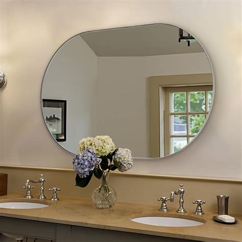 Double Oval Bathroom Mirror