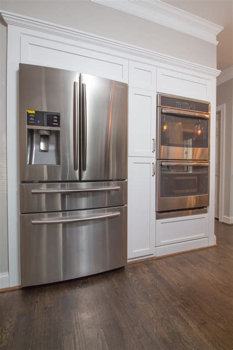 Double Oven Next To Refrigerator