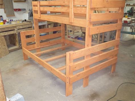 Double Over Double Bunk Bed Building Plans