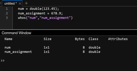 Double Precision Number Matlab