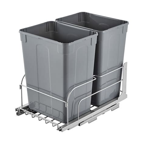 double pull out waste container