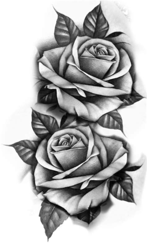 Double Rose Tattoo Designs