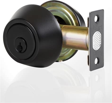 double sided keyed deadbolt