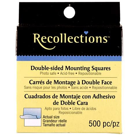 double sided mounting squares