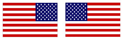 Double Sided Printable Usa Flag