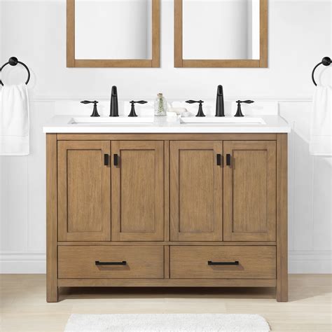 double sink vanity 48