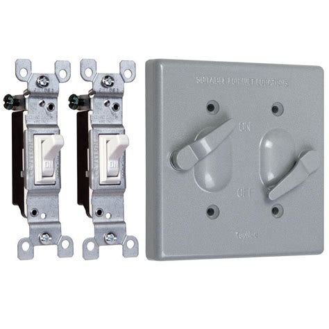 double toggle switch cover