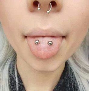 Double Tongue Piercing