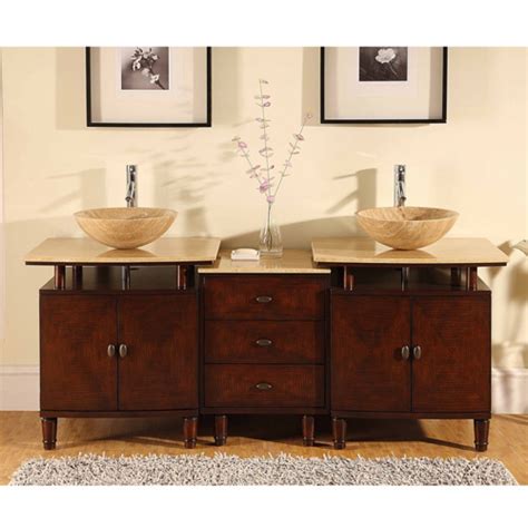 Double Vessel Vanity Top