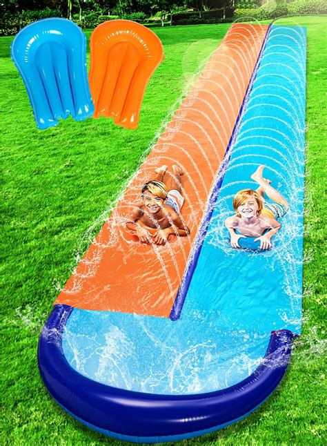 double water slides