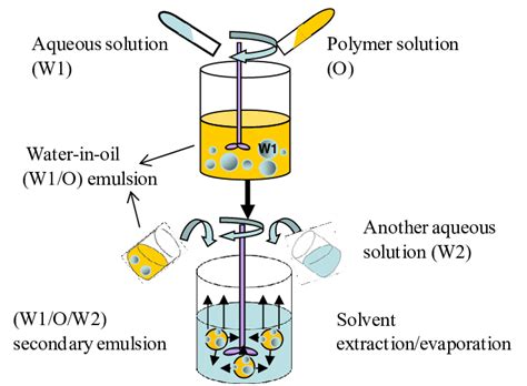 double-emulsion method