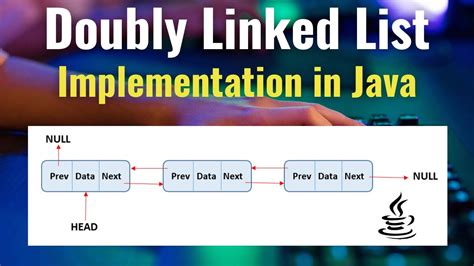 doubly linked list java implementation