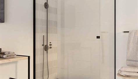 Porte De Douche Coulissante Angle Rectangle 120 X 80 Cm