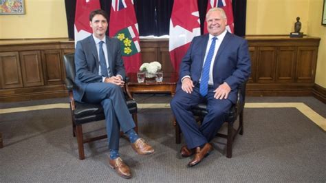 doug ford and justin trudeau