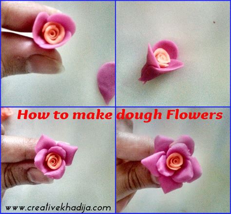 Dough Ceramic Flowers