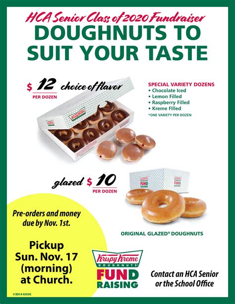 doughnut fundraiser krispy kreme