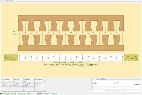 printable templates for dovetail joints and more. This