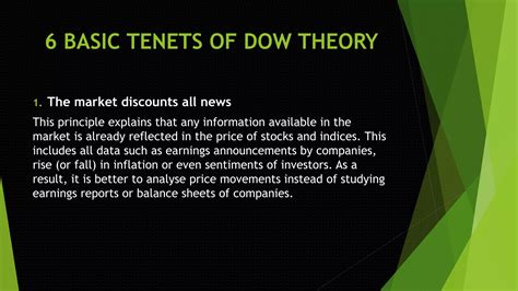 dow theory in technical analysis ppt