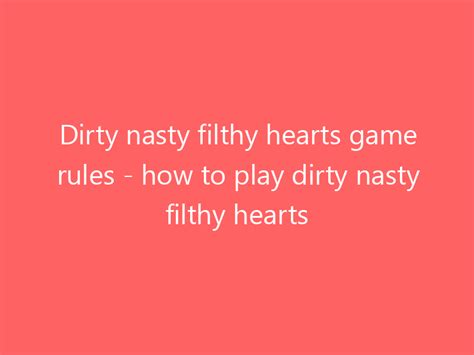 down  dirty  nasty