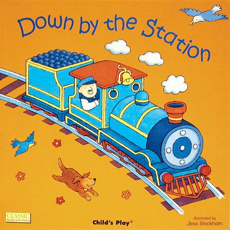 Chug Along with 'Down by the Station' Book - Perfect Addition to Your Child's Reading Collection