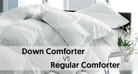 Down Comforter Vs Regular Comforter