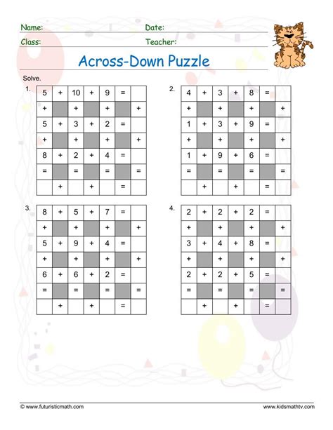 down puzzle