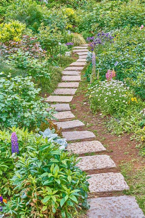 down the garden path