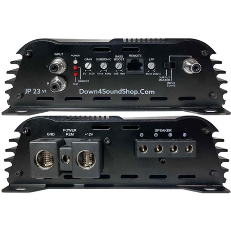 Down 4 Sound JP23 2300W RMS Monoblock V1.5 Car Amplifier