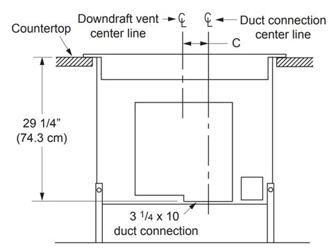 Downdraft Vent Length