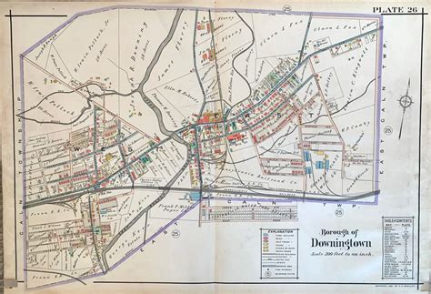 Downingtown East Map