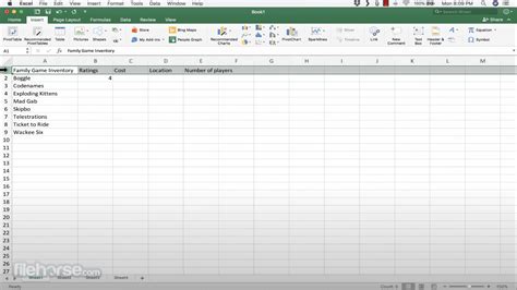 Microsoft Excel for Mac 16.63 download macOS