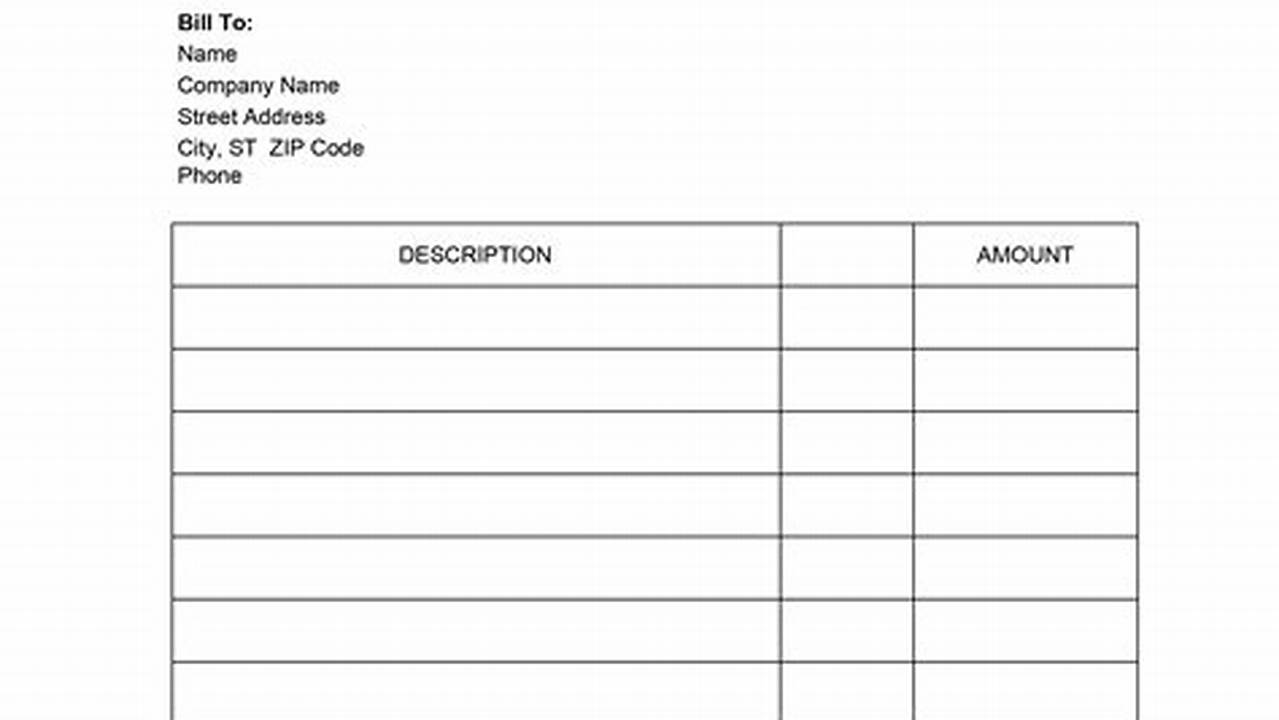 Download Free Simple Invoice Template
