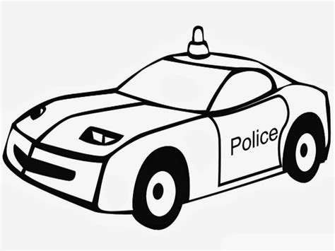 Download Gambar Mewarnai Mobil Polisi Gratis Di Tahun 2023