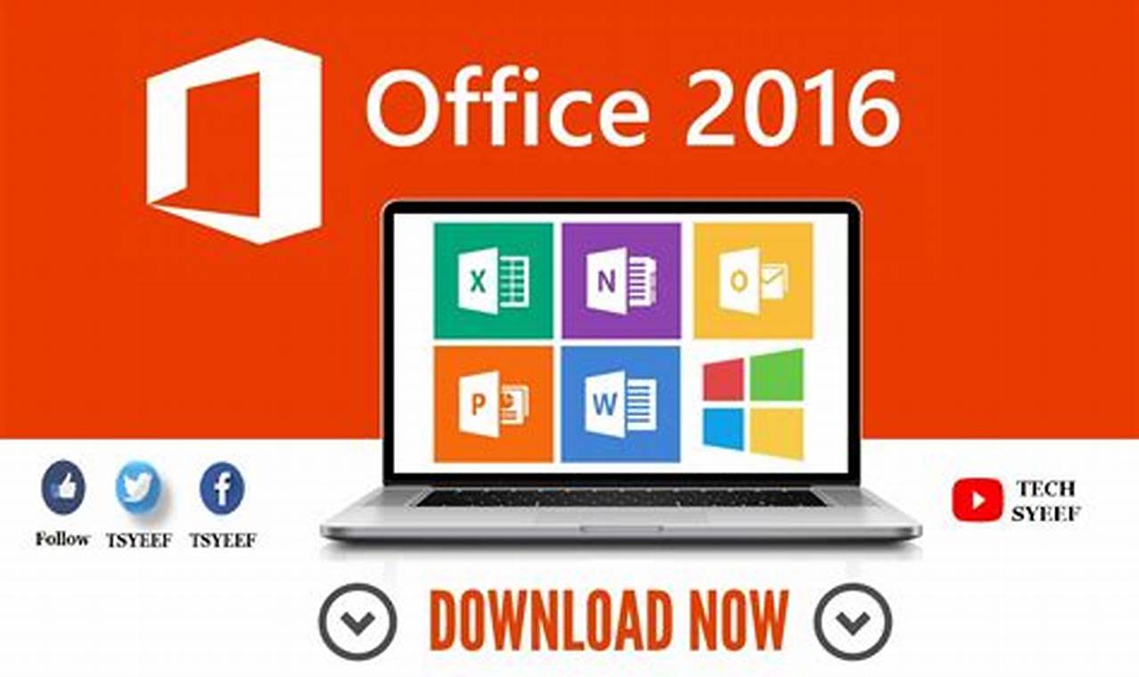 download microsoft office 2016 gratis