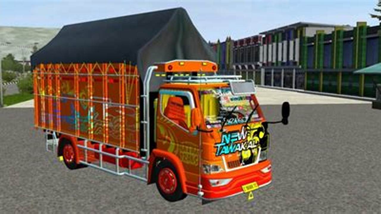 Mod Bussid Truck Canter Terpal Segitiga