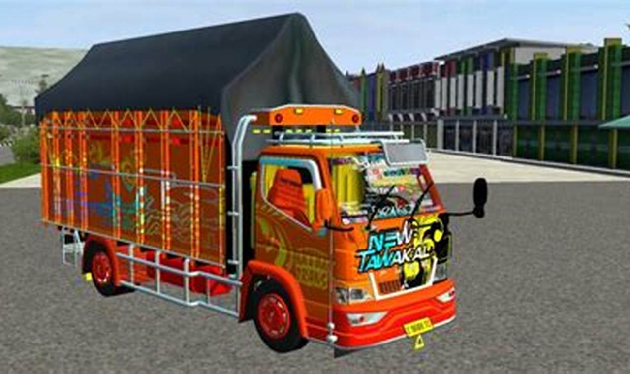Mod Bussid Truck Canter Terpal Segitiga