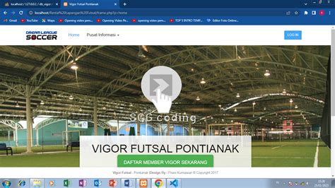 Download aplikasi booking lapangan futsal berbasis web gratis