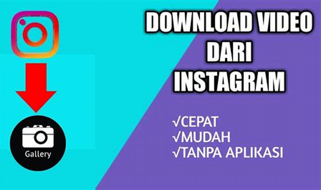 download video dari instagram tanpa aplikasi