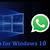 download whatsapp apk for pc windows 10 32 bit