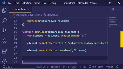 Download Files Using Javascript