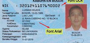 download font ktp indonesia
