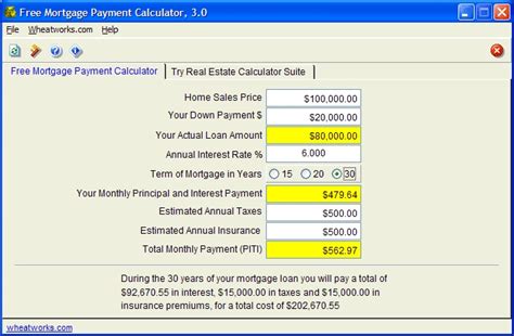 download free mortgage calculator for mac